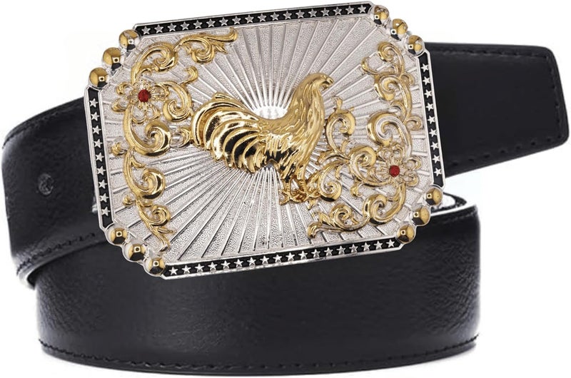 WMG Western Belt Buckles for men women - Rooster Belt Buckle - Rodeo Cowboy Belt Buckle - Fits Up to 2 Inch Belts - Image 4